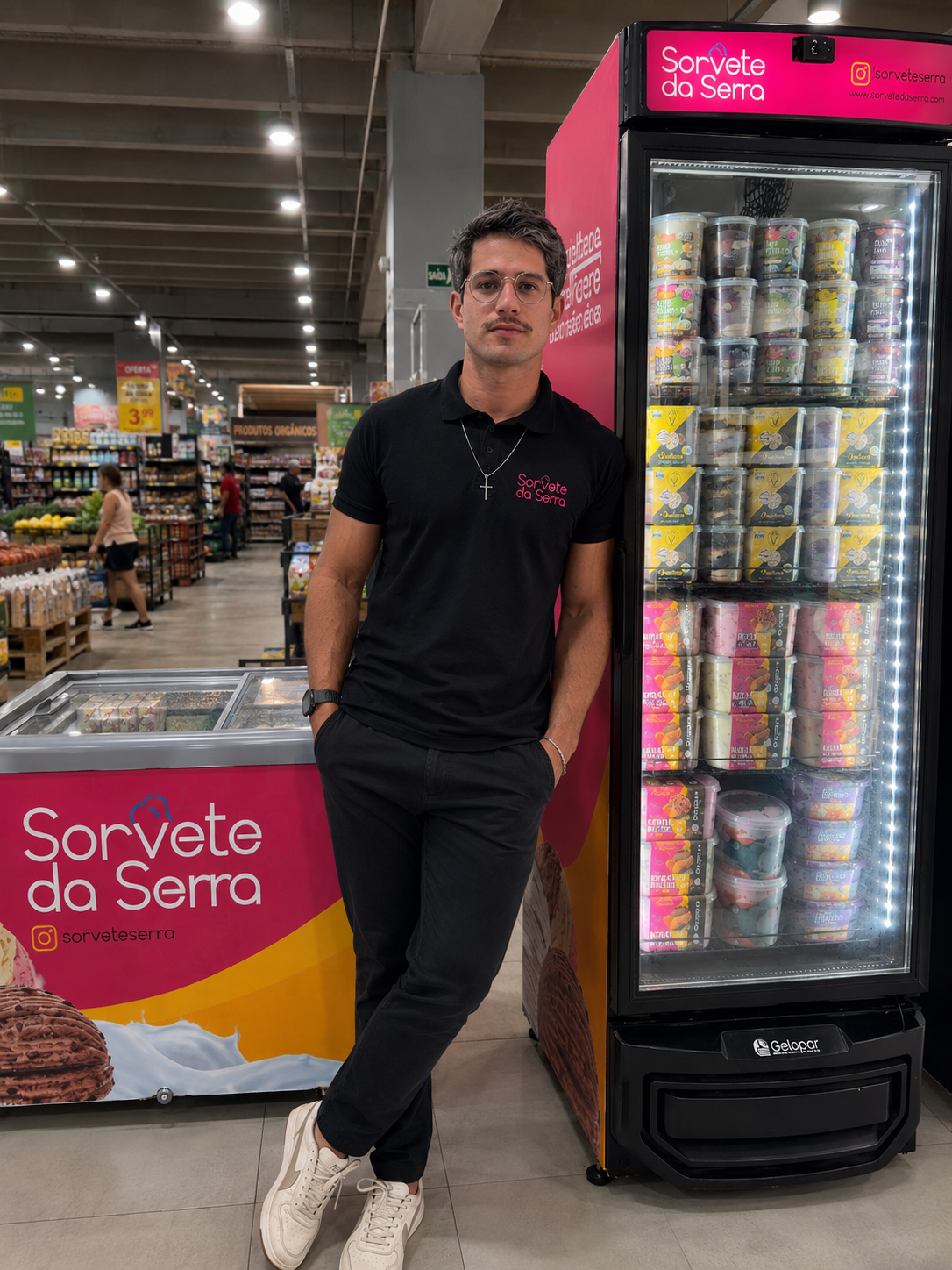Freezers Sorvete da Serra em ponto parceiro